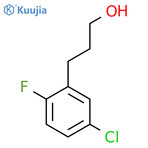 3-(5-Chloro-2-fluorophenyl)propan-1-ol structure