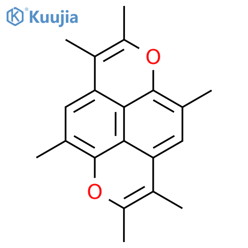 Naphtho[1,8-bc:5,4-b'c']dipyran, 2,3,5,7,8,10-hexamethyl- structure