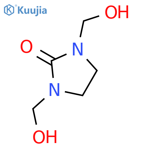 2-Imidazolidinone,1,3-bis(hydroxymethyl)- structure