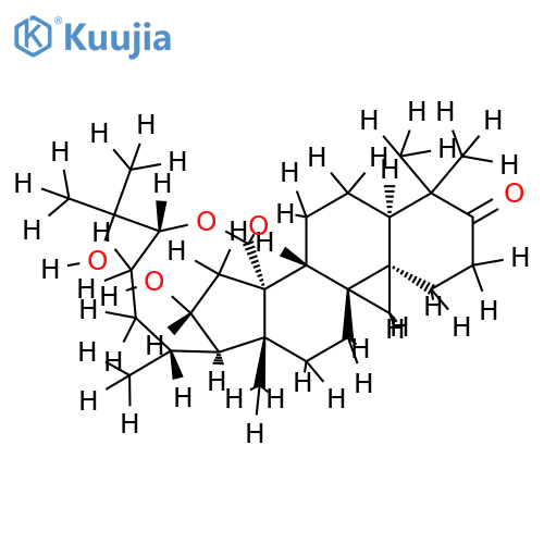 16alpha,25-dihydroxy-3,30-dioxocycloartan-30,24(R)-lactone structure