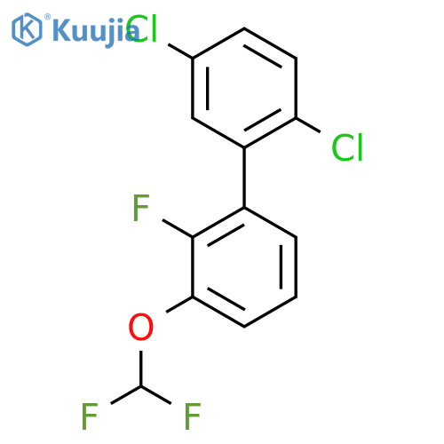 2,5-Dichloro-3'-difluoromethoxy-2'-fluoro-biphenyl structure