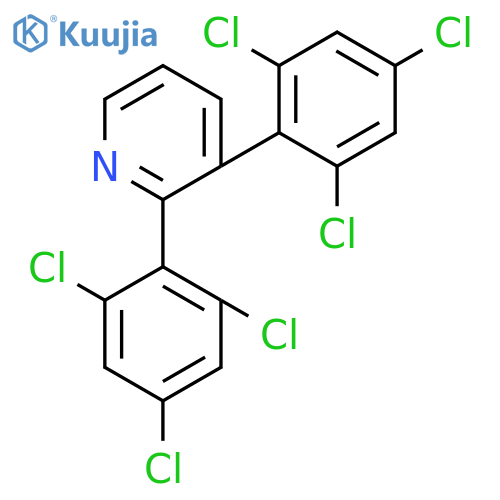 2,3-Bis(2,4,6-trichlorophenyl)pyridine structure