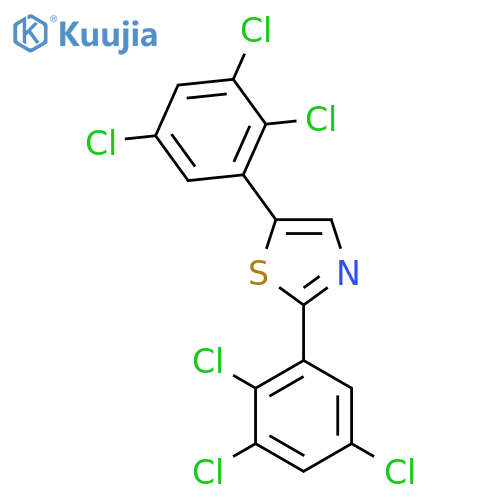 2,5-Bis(2,3,5-trichlorophenyl)thiazole structure