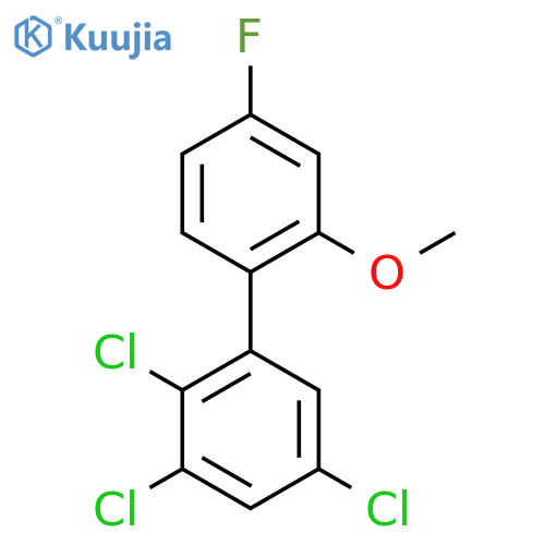 4'-Fluoro-2'-methoxy-2,3,5-trichlorobiphenyl structure
