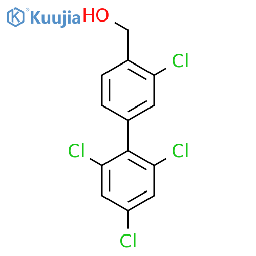 3,2',4',6'-Tetrachlorobiphenyl-4-methanol structure