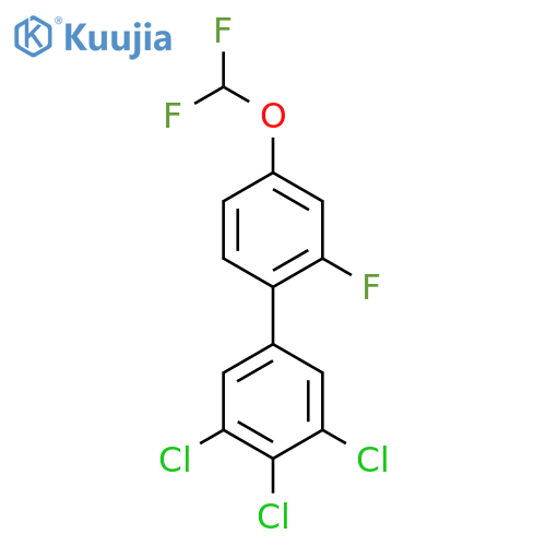 4'-(Difluoromethoxy)-2'-fluoro-3,4,5-trichlorobiphenyl structure