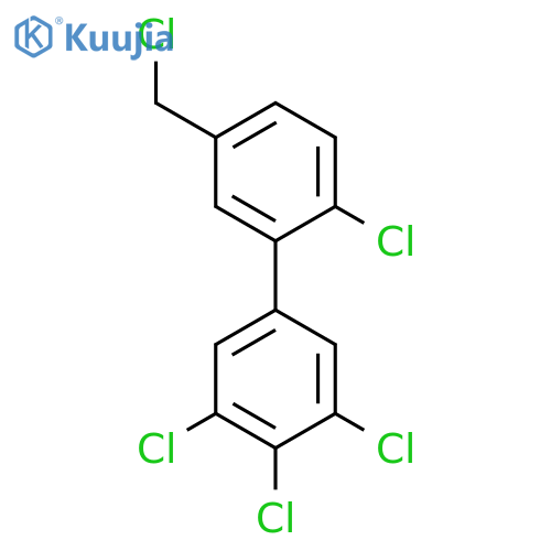 5'-(Chloromethyl)-3,4,5,2'-tetrachlorobiphenyl structure