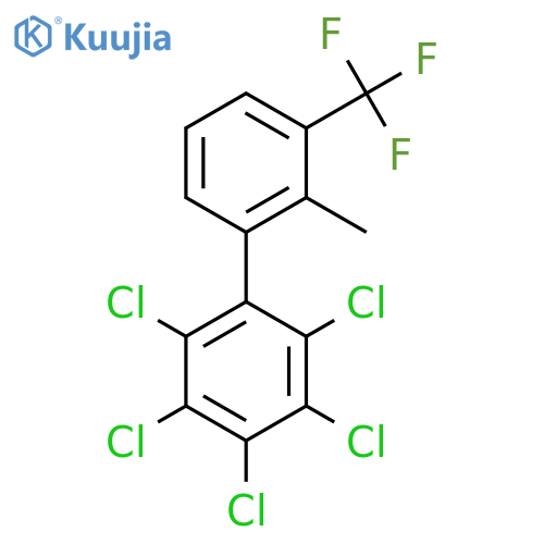 2'-Methyl-2,3,4,5,6-pentachloro-3'-(trifluoromethyl)biphenyl structure
