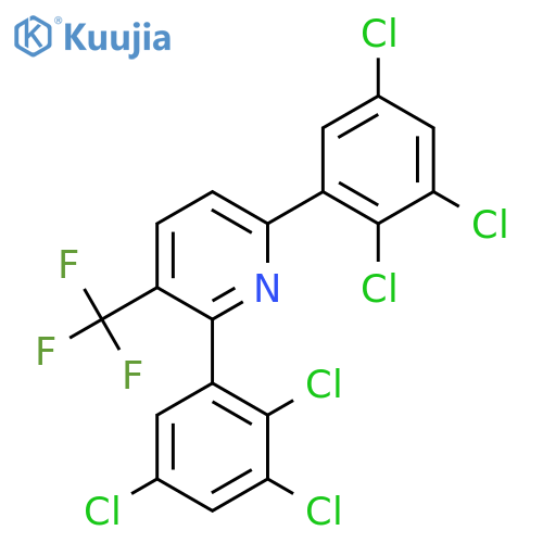 2,6-Bis(2,3,5-trichlorophenyl)-3-(trifluoromethyl)pyridine structure