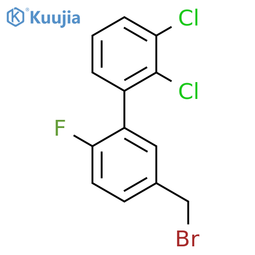 5'-Bromomethyl-2,3-dichloro-2'-fluoro-biphenyl structure