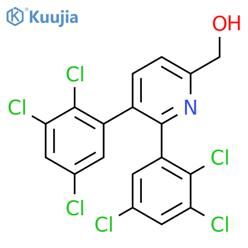 2,3-Bis(2,3,5-trichlorophenyl)pyridine-6-methanol structure