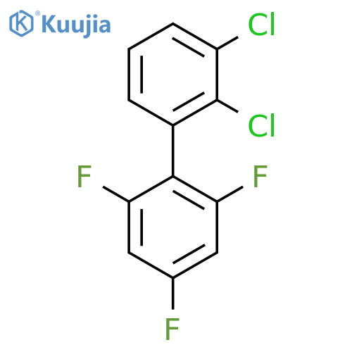 2',3'-Dichloro-2,4,6-trifluoro-biphenyl structure