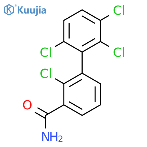 2,2',3',6'-Tetrachlorobiphenyl-3-carboxylic acid amide structure