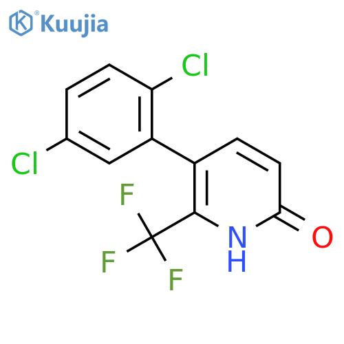 3-(2,5-Dichlorophenyl)-6-hydroxy-2-(trifluoromethyl)pyridine structure