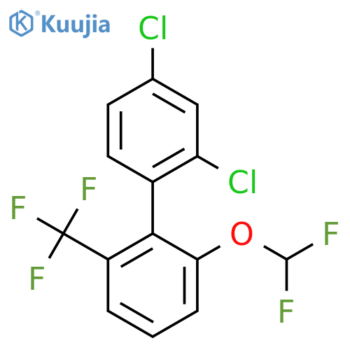 6'-Difluoromethoxy-2,4-dichloro-2'-trifluoromethyl-biphenyl structure