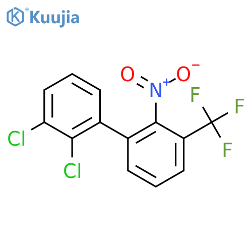 2,3-Dichloro-2'-nitro-3'-trifluoromethyl-biphenyl structure