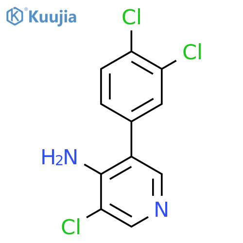 4-Amino-5-chloro-3-(3,4-dichlorophenyl)pyridine structure