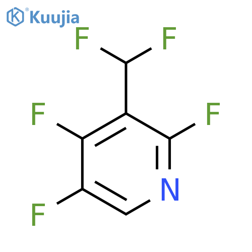 3-(Difluoromethyl)-2,4,5-trifluoropyridine structure