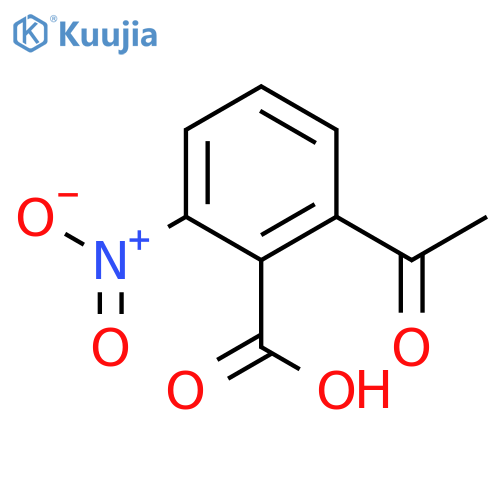 2-acetyl-6-nitrobenzoic Acid structure