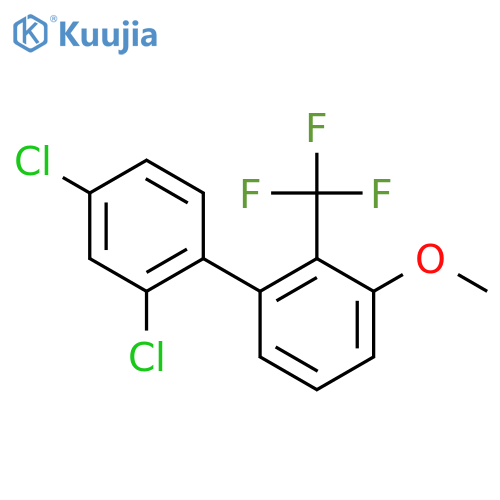 2,4-Dichloro-3'-methoxy-2'-trifluoromethyl-biphenyl structure