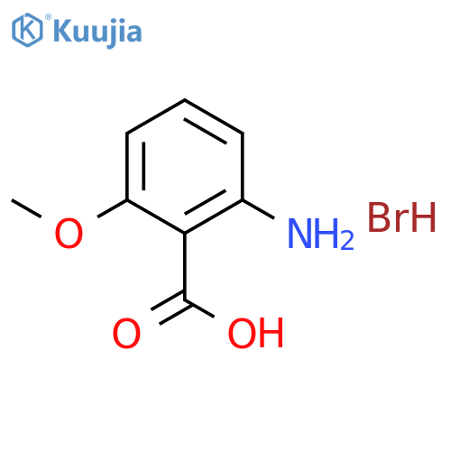 2-Amino-6-methoxybenzoic acid hydrobromide structure