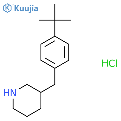 3-(4-tert-butylphenyl)methylpiperidine structure