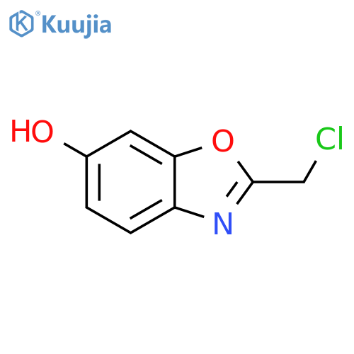 2-(chloromethyl)-1,3-benzoxazol-6-ol structure