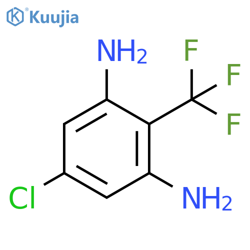 4-Chloro-2,6-diaminobenzotrifluoride structure