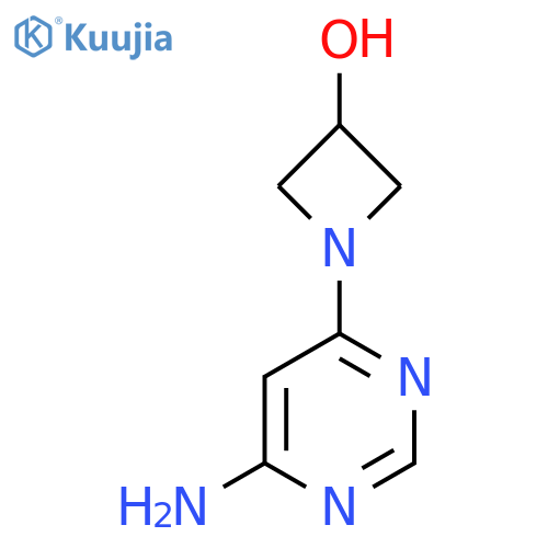 1-(6-Aminopyrimidin-4-yl)azetidin-3-ol structure