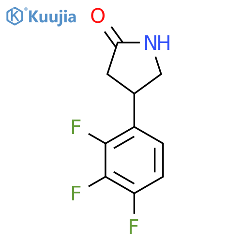 4-(2,3,4-trifluorophenyl)pyrrolidin-2-one structure