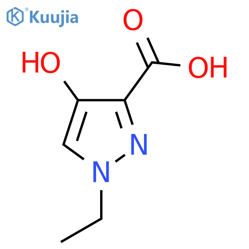 1-Ethyl-4-hydroxy-1h-pyrazole-3-carboxylic acid structure