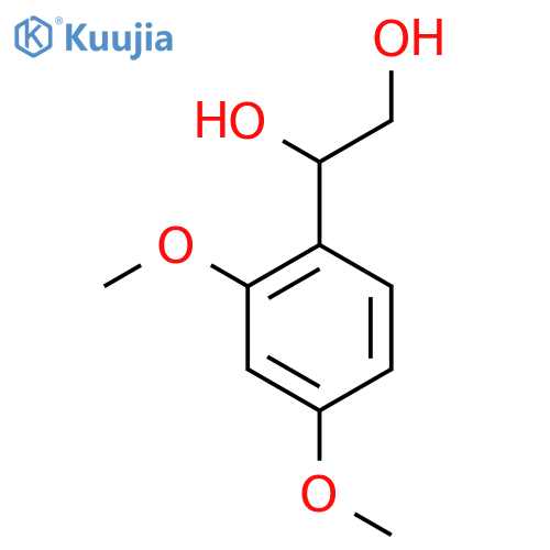 1-(2,4-Dimethoxyphenyl)-1,2-ethanediol structure