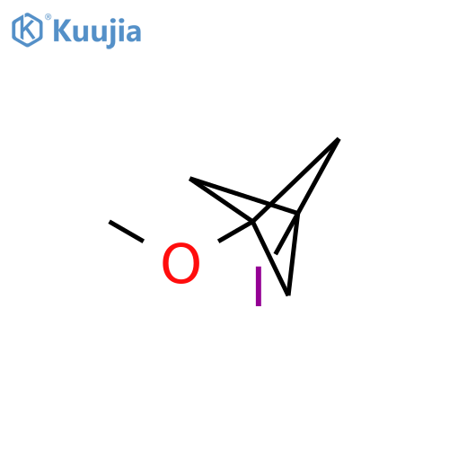 1-iodo-3-methoxybicyclo[1.1.1]pentane structure