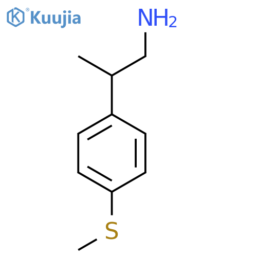 2-4-(methylsulfanyl)phenylpropan-1-amine structure