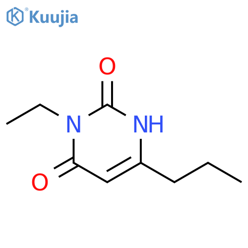 3-ethyl-6-propyl-1,2,3,4-tetrahydropyrimidine-2,4-dione structure