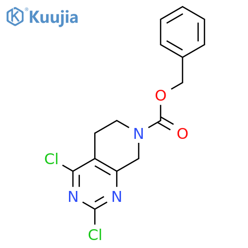 benzyl 2,4-dichloro-6,8-dihydro-5H-pyrido[3,4-d]pyrimidine-7-carboxylate structure