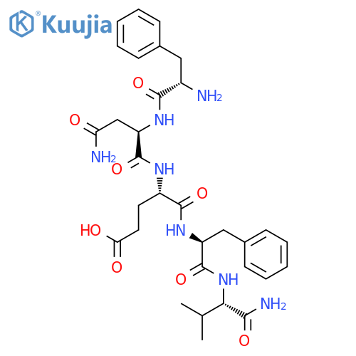 L-Valinamide,L-phenylalanyl-D-asparaginyl-L-a-glutamyl-L-phenylalanyl- (9CI) structure
