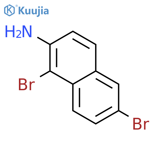 1,6-dibromo-[2]naphthylamine structure
