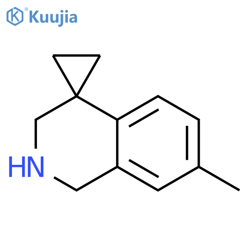 7'-methyl-2',3'-dihydro-1'H-spirocyclopropane-1,4'-isoquinoline structure