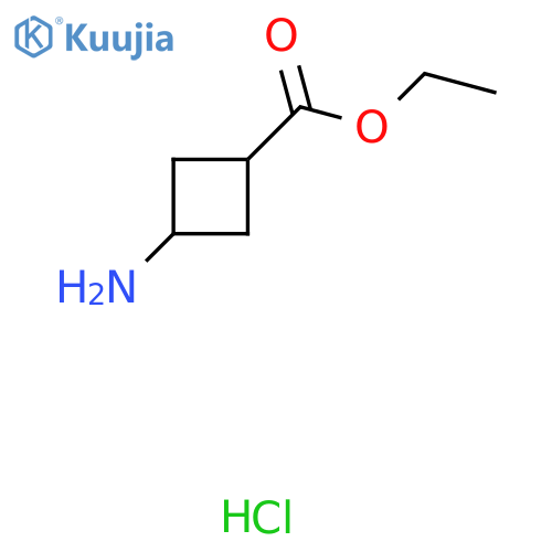 ethyl 3-aminocyclobutane-1-carboxylate hydrochloride structure