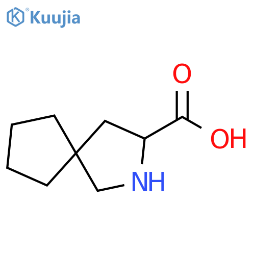 2-azaspiro[4.4]nonane-3-carboxylic acid structure