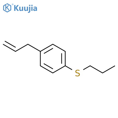 1-prop-2-enyl-4-propylsulfanylbenzene structure