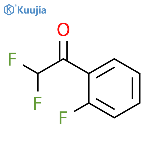 2,2-difluoro-1-(2-fluorophenyl)ethan-1-one structure