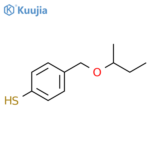 4-[(sec-Butyloxy)methyl]thiophenol structure