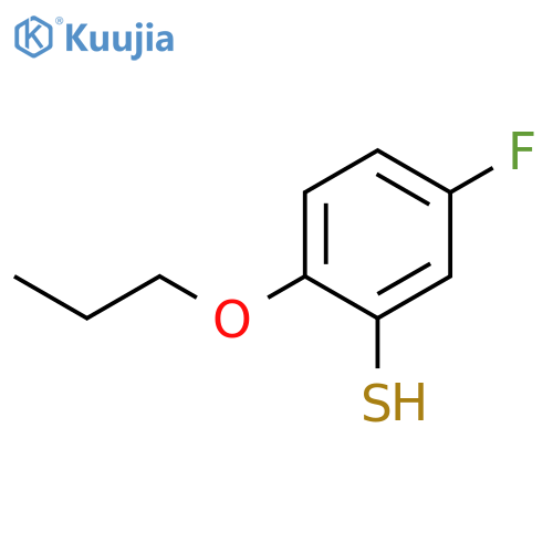 5-fluoro-2-propoxybenzenethiol structure