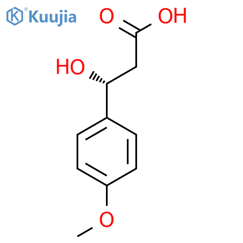 (3R)-3-hydroxy-3-(4-methoxyphenyl)propanoic acid structure