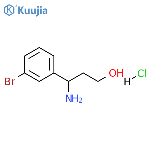 3-Amino-3-(3-bromophenyl)propan-1-ol Hydrochloride structure