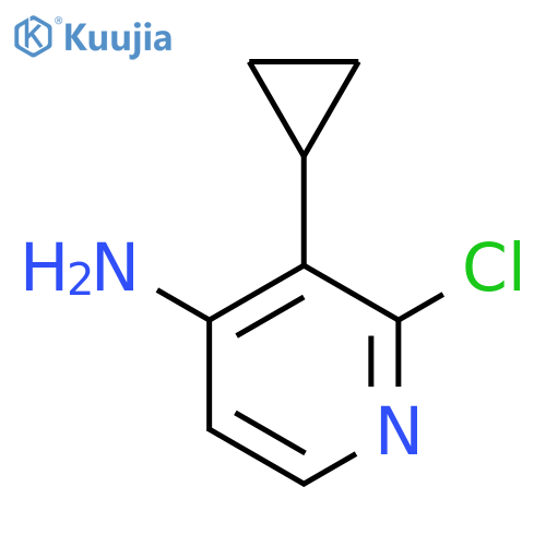 2-Chloro-3-cyclopropylpyridin-4-amine structure
