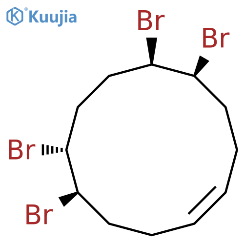 5R-(5R*,6R*,9R*,10S*)-5,6,9,10-Tetrabromocyclododecene structure