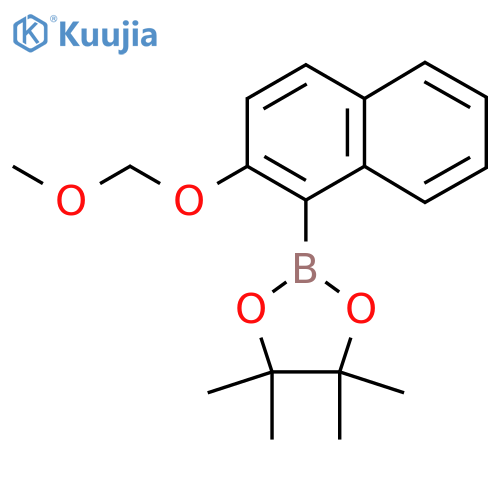 2-2-(methoxymethoxy)naphthalen-1-yl-4,4,5,5-tetramethyl-1,3,2-dioxaborolane structure